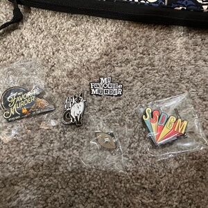 My Favorite Murder Enamel Pins Set
